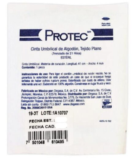 Cinta Umbilical Estéril Protec 41 cm