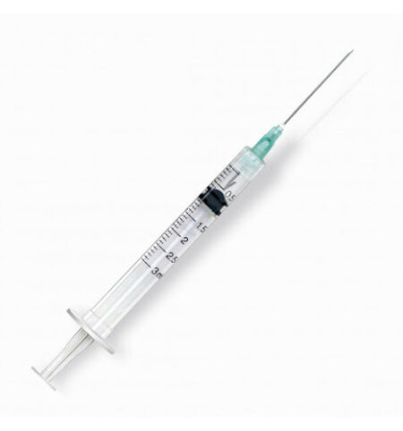 Jeringa DL 3 ml con Aguja 20G x 32 mm