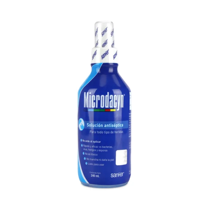 MICRODACYN SOLUCION ANTISEPTICA 240 ML