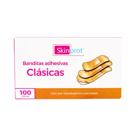 Banditas Adhesivas Clásicas Skinprot, Caja con 100