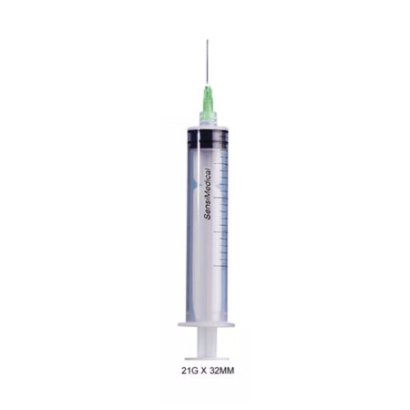 Jeringa Sensimedical 20 ml con Aguja 21G x 32 mm