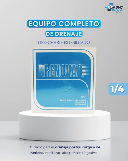 Drenovac 1/4 Sistema de Drenaje Cerrado Desechable