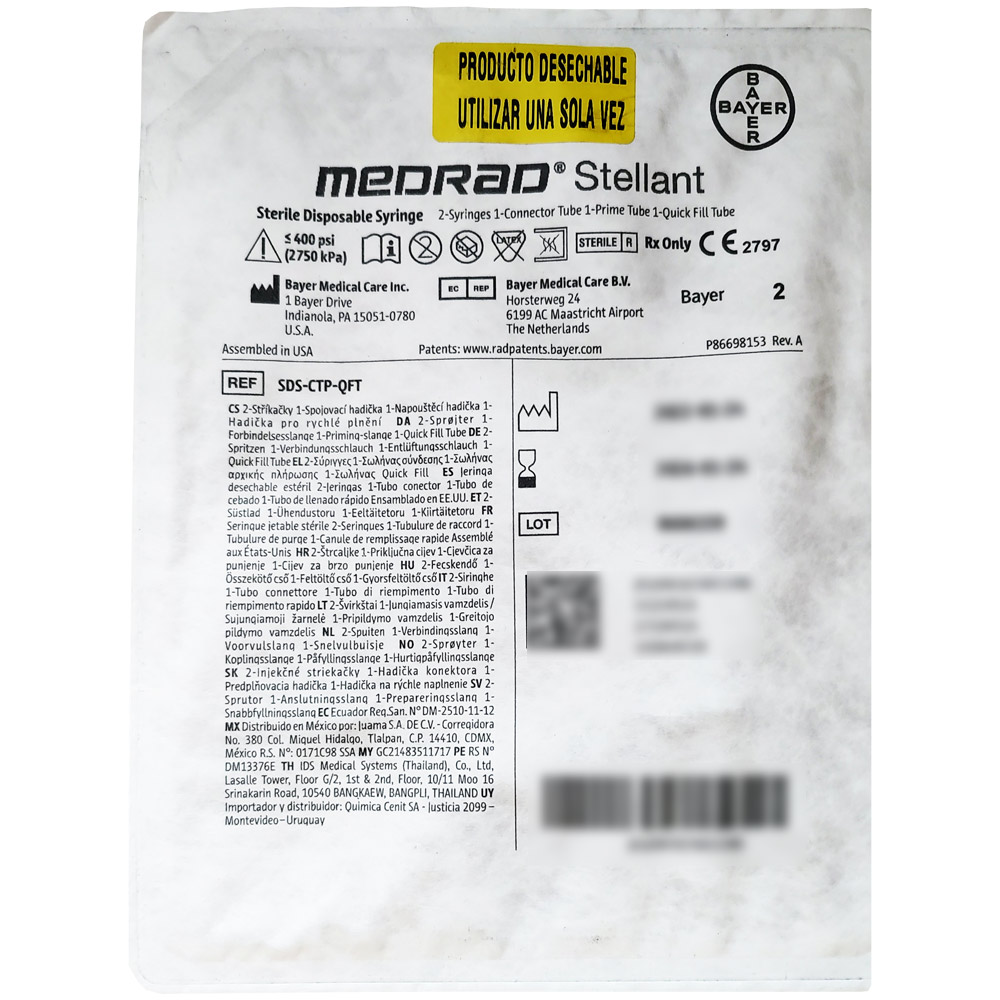 KIT JERINGAS MEDRAD 1 Y 2 REF SDS-CTP-QFT