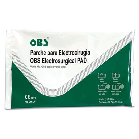Placa de Retorno para Electrocauterio Adulto Desechable con Cable Dimetab