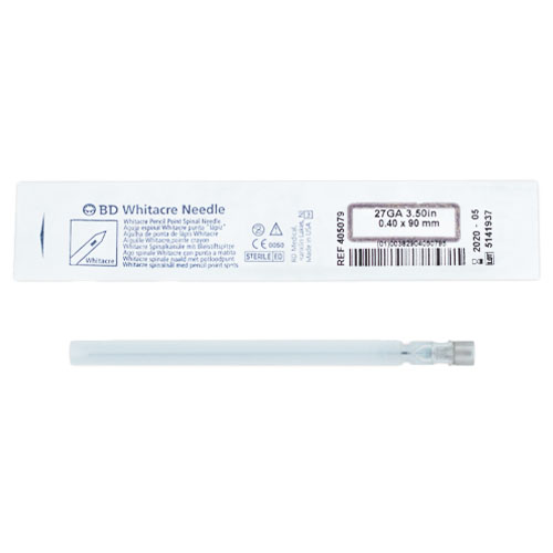 AGUJA ESPINAL WHITACRE 27 G X 3.5