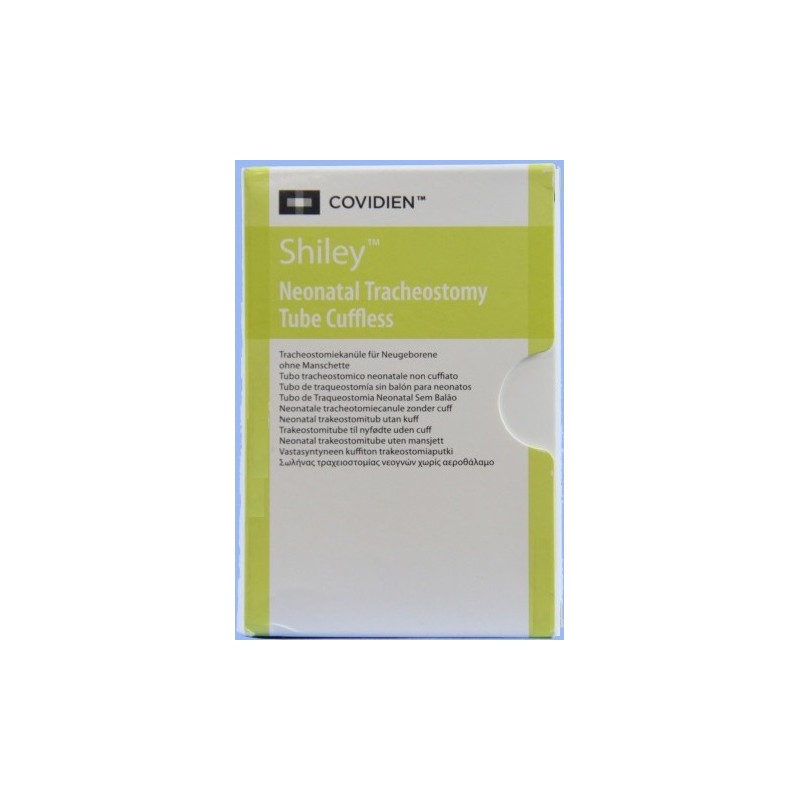 CANULA DE TRAQUEOSTOMIA SHILEY NEONATAL S/GLOBO NEF COVIDIEN