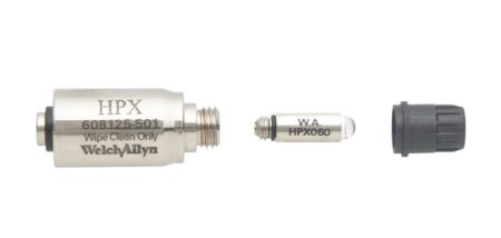 Cartucho de Foco Halógeno HPX Welch Allyn 2.5 V para Mango de Laringoscopio – Cat. 608125-501