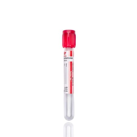 Tubo para Toma de Muestra al Vacío Golden Vac Tapa Roja, Paquete con 5 – Cat. GD060CA