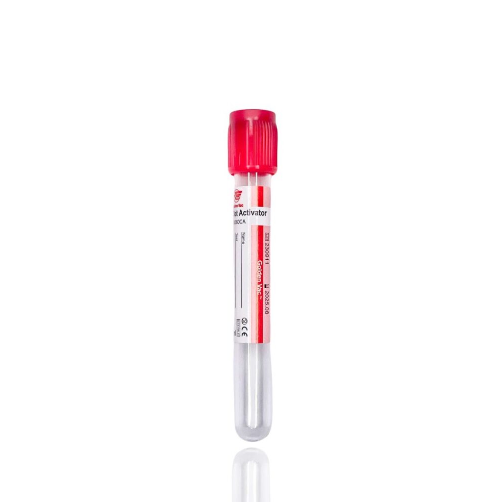 TUBO VACUTAINER ROJO (ANTICOAGULANTE) CON 5 PZAS. GD060CA