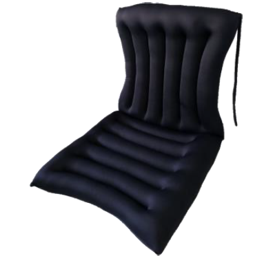 ASIENTO CON RESPALDO DE MICROPERLA PARA SILLA DE RUEDAS
