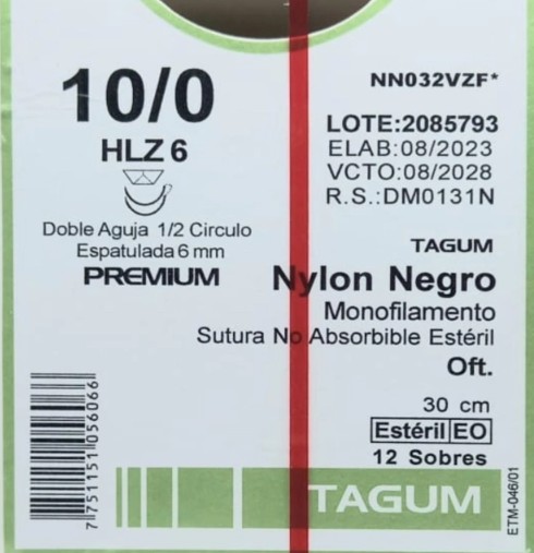 10-O NYLON NEG MONOFILAMENTO AU-1