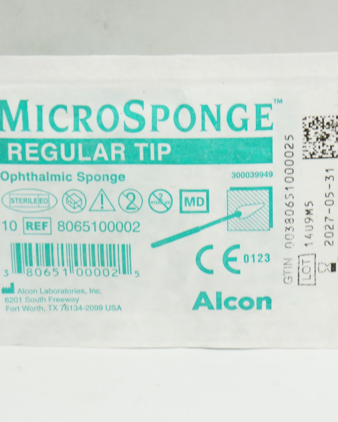 Esponja oftálmica de punta regular MicroSponge