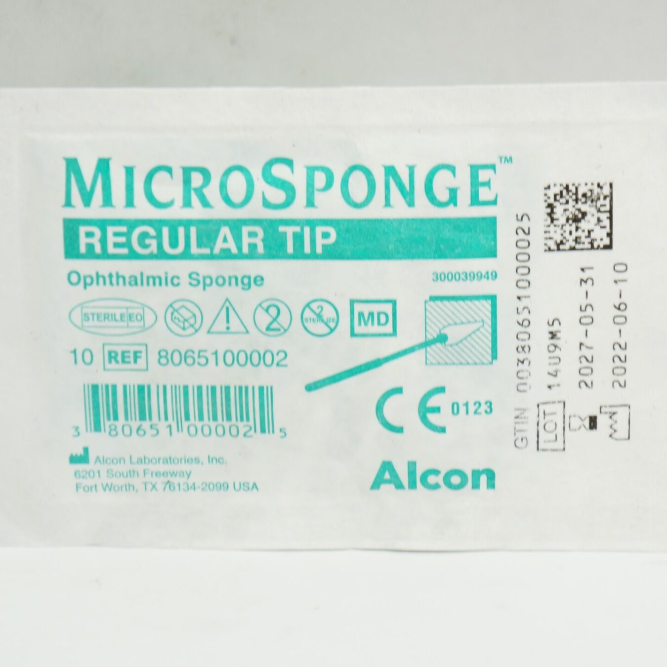 Esponja oftálmica de punta regular MicroSponge