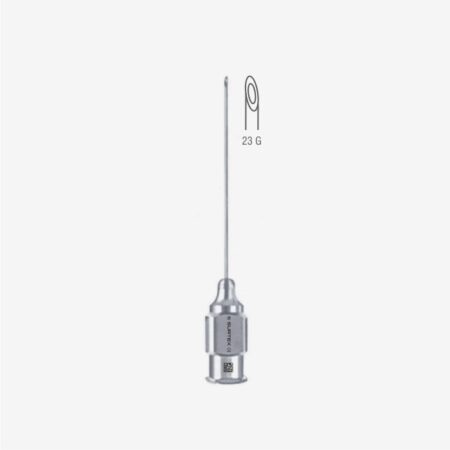 Cánula de Anestesia Retrobulbar Punta Atkinson 25G x 38 mm (1.5″)