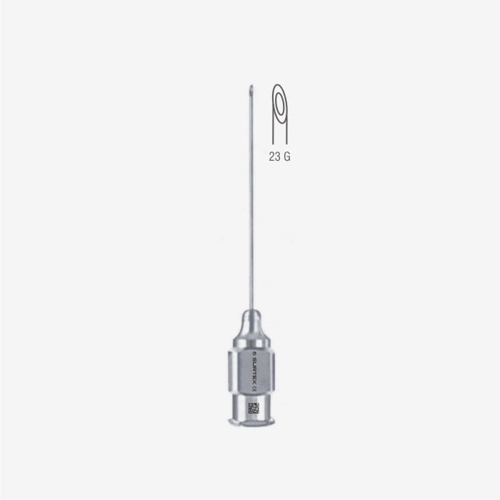 CANULA DE ANESTESIA RETROBULBAR, ATKINSON TIP, 25GA X 1.5″