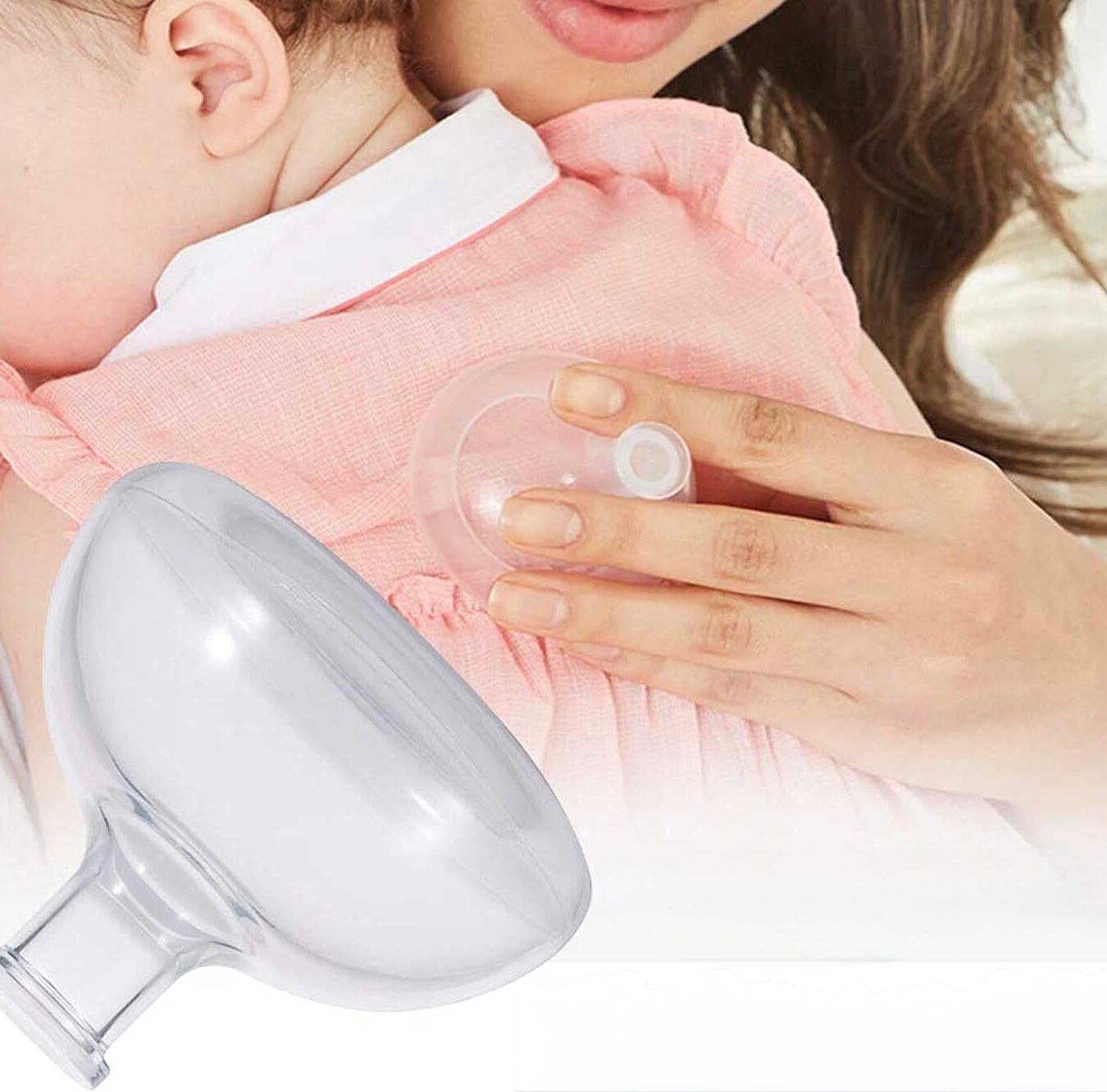 COPA DE PERCUSION DE PECHO PARA BEBE DE SILICONA L