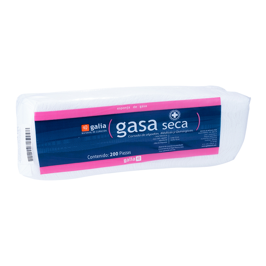 ESPONJA DE GASA 10CMX10CM C/TRAMA NO ESTERIL