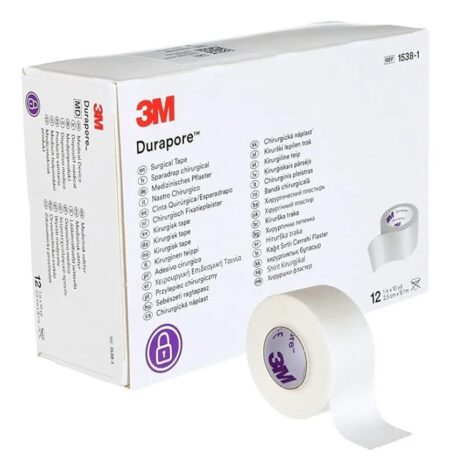 Tela Adhesiva Durapore 2,5cm x 9,1m 3M caja