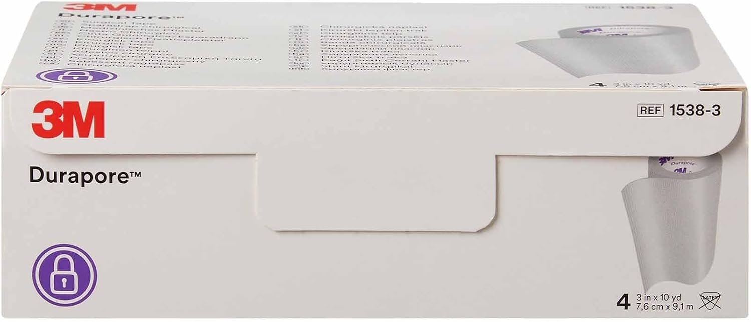 Tela Adhesiva Durapore 7,6 cmx9,1m 3M caja - Imagen 3