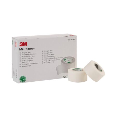 Cinta Micropore 2,5cm x 9,1m 3M caja