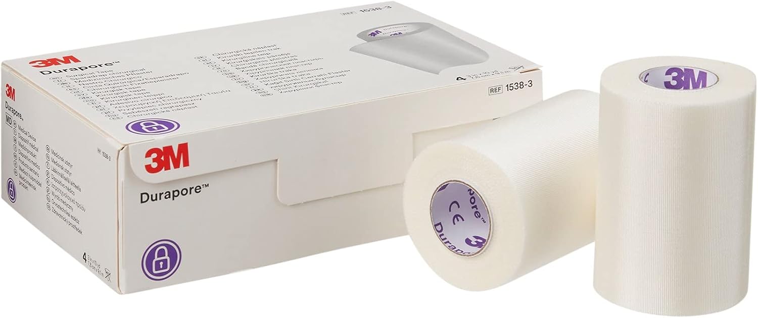 Tela Adhesiva Durapore 7,6 cmx9,1m 3M caja - Imagen 2